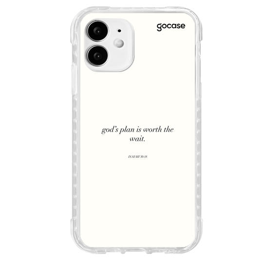 Capinha para celular  Gods Plan Is Worth The Wait - Isaiah 30:18