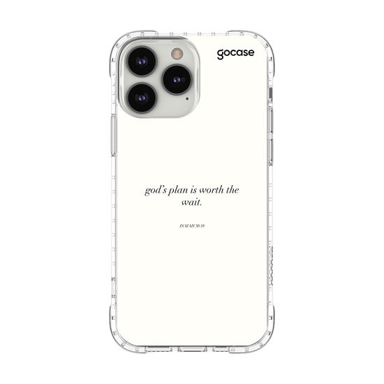 Capinha para celular  Gods Plan Is Worth The Wait - Isaiah 30:18