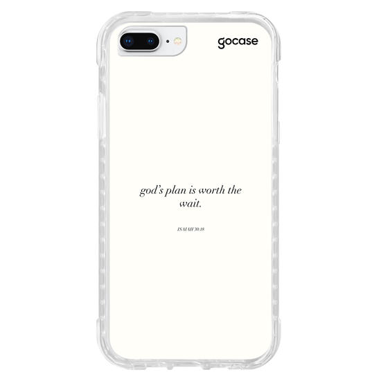 Capinha para celular  Gods Plan Is Worth The Wait - Isaiah 30:18