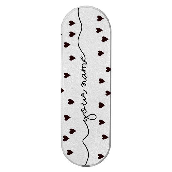 GoGrip - Pattern Black Hearts Handwritten