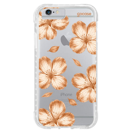 Capinha para celular  Golden Botanical