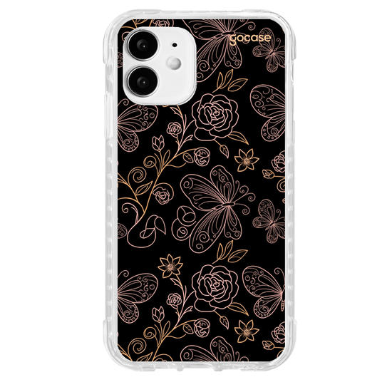Capinha para celular  Golden Butterflies