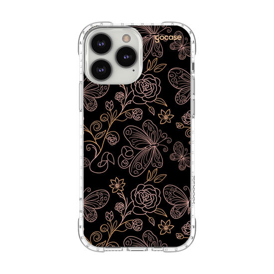 Capinha para celular  Golden Butterflies