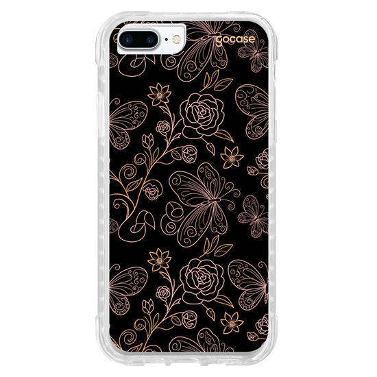 Capinha para celular  Golden Butterflies