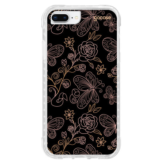 Capinha para celular  Golden Butterflies