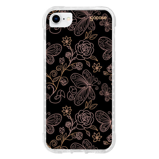 Capinha para celular  Golden Butterflies