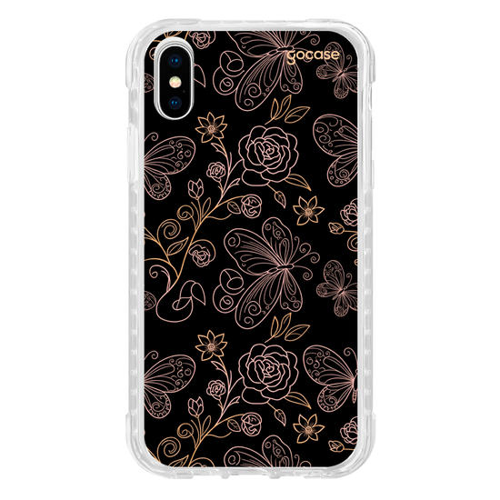 Capinha para celular  Golden Butterflies