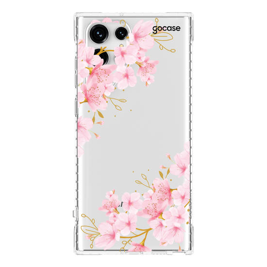 Capinha para celular  Inicial Golden Cherry