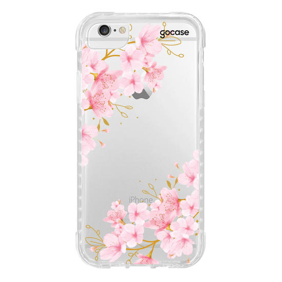 Capinha para celular  Inicial Golden Cherry