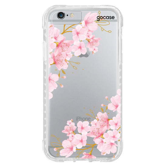 Capinha para celular  Inicial Golden Cherry