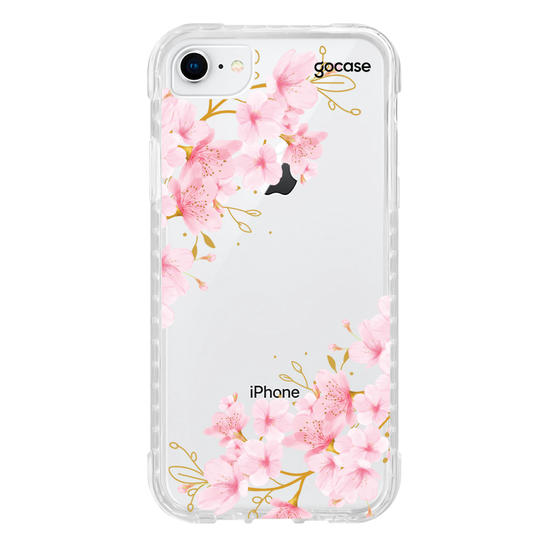 Capinha para celular  Inicial Golden Cherry