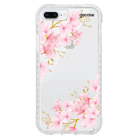 Capinha para celular  Inicial Golden Cherry