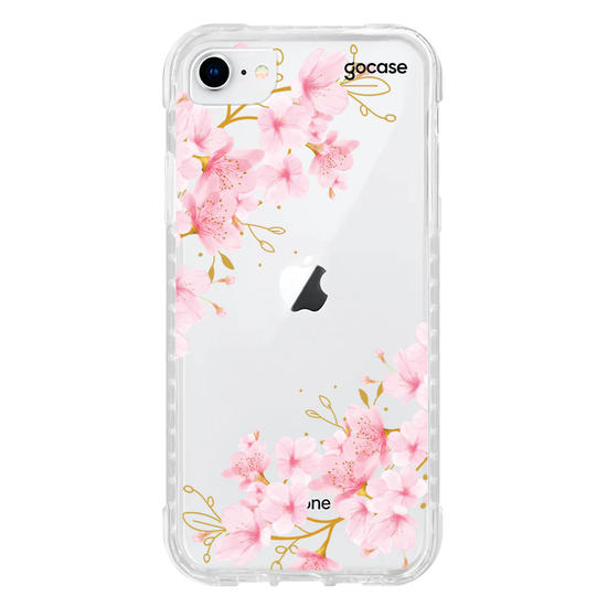 Capinha para celular  Inicial Golden Cherry