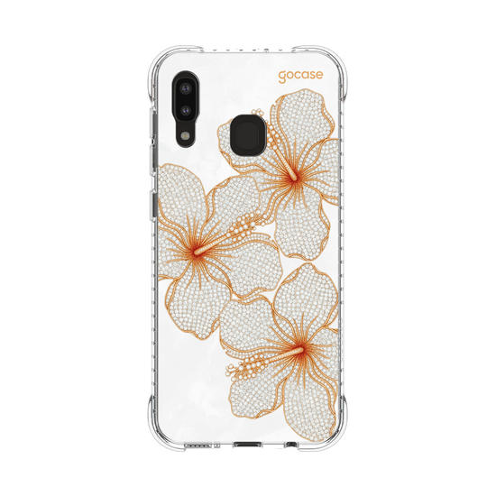 Capinha para celular  Golden Petals