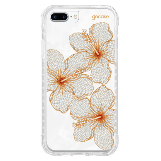 Capinha para celular  Golden Petals