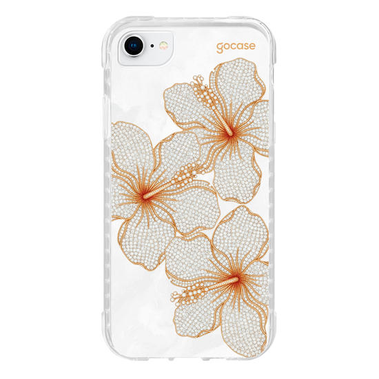 Capinha para celular  Golden Petals
