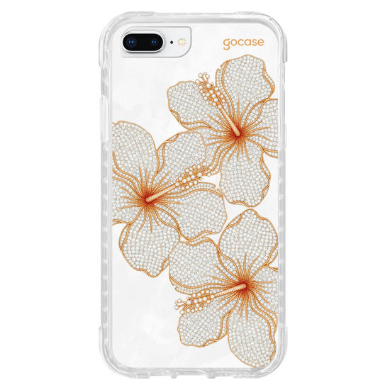 Capinha para celular  Golden Petals