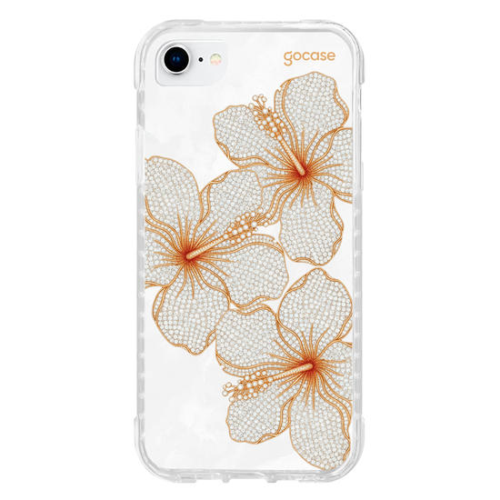 Capinha para celular  Golden Petals