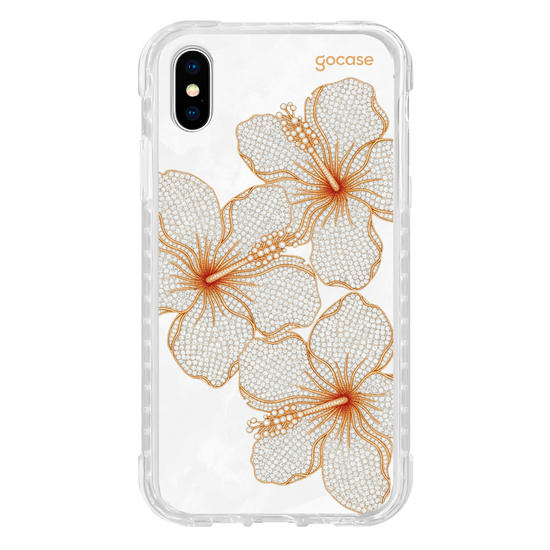 Capinha para celular  Golden Petals
