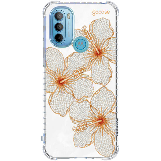 Capinha para celular  Golden Petals