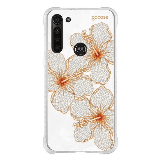 Capinha para celular  Golden Petals