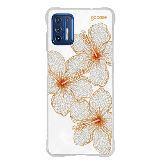 Capinha para celular  Golden Petals