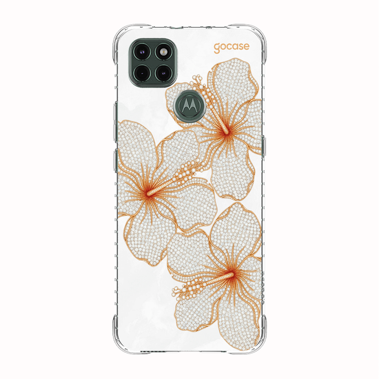 Capinha para celular  Golden Petals