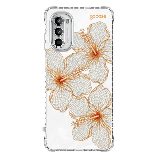 Capinha para celular  Golden Petals