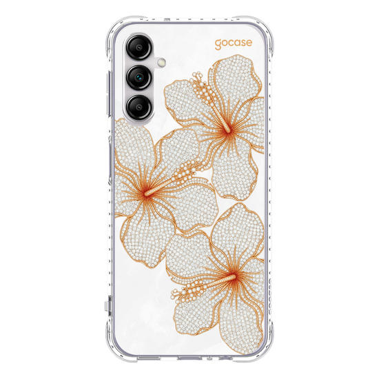 Capinha para celular  Golden Petals