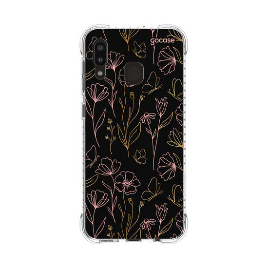 Capinha para celular  Golden Petals