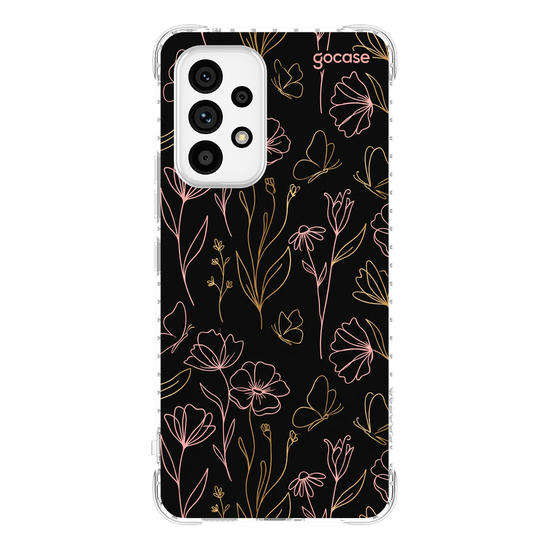 Capinha para celular  Golden Petals