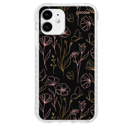 Capinha para celular  Golden Petals