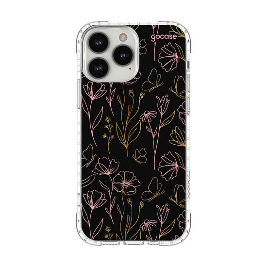 Capinha para celular  Golden Petals