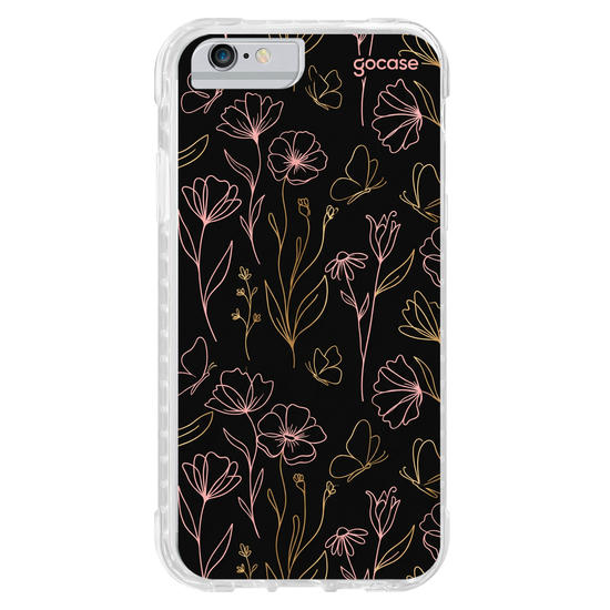 Capinha para celular  Golden Petals
