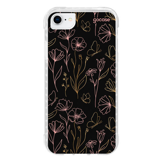 Capinha para celular  Golden Petals