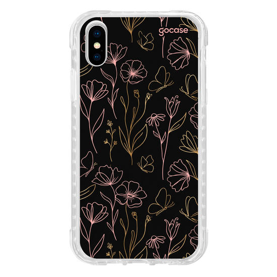Capinha para celular  Golden Petals