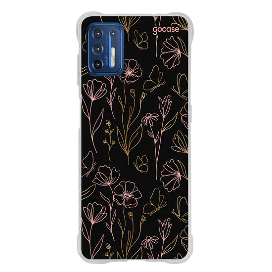 Capinha para celular  Golden Petals