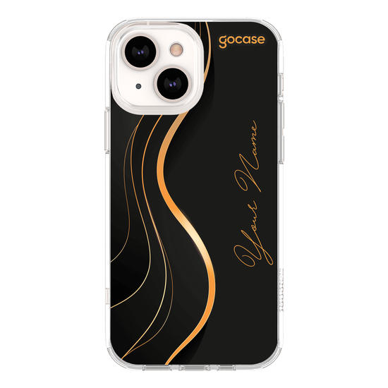 Golden Waves Phone Case