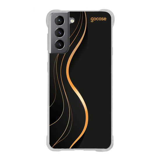 Capinha para celular Golden Waves