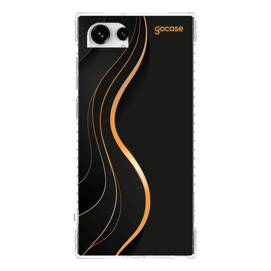 Capinha para celular Golden Waves