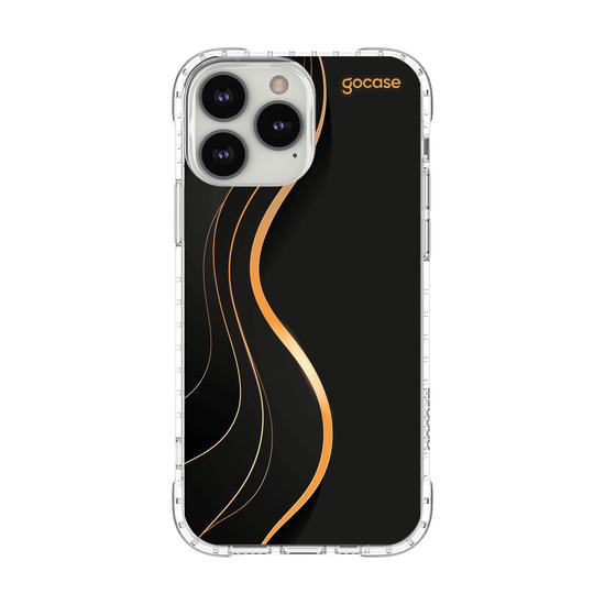 Capinha para celular Golden Waves