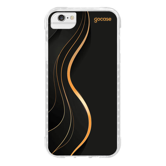 Capinha para celular Golden Waves