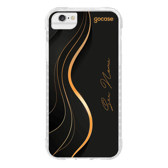 Capinha para celular Golden Waves