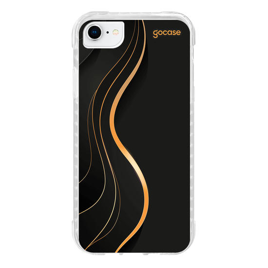 Capinha para celular Golden Waves