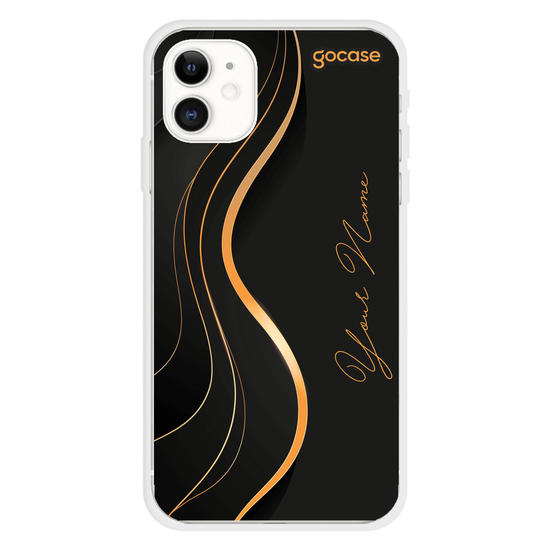 Golden Waves Phone Case