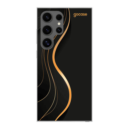 Golden Waves Phone Case