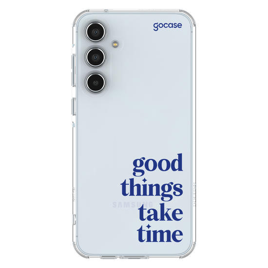 Capinha para celular  Good Things Take Time