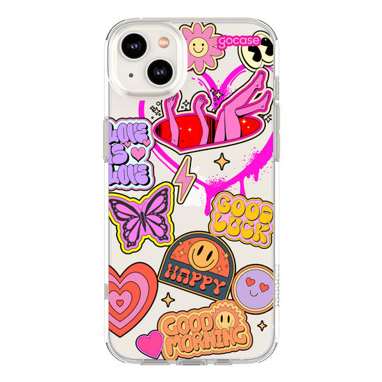Capinha para celular  Good Vibes Stickers