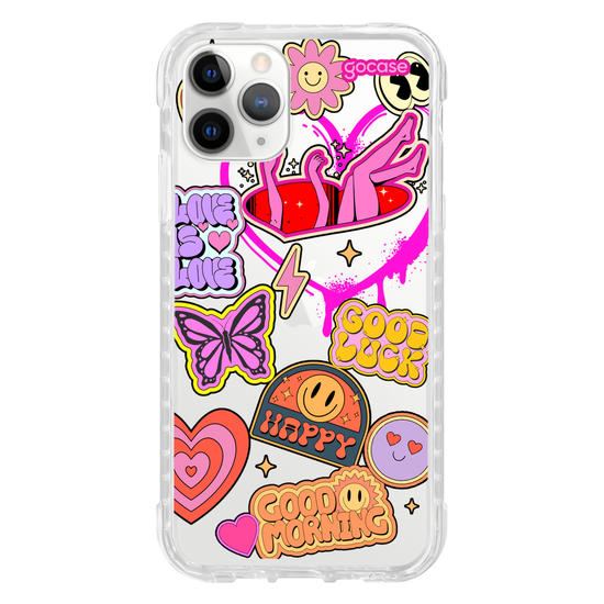 Capinha para celular  Good Vibes Stickers