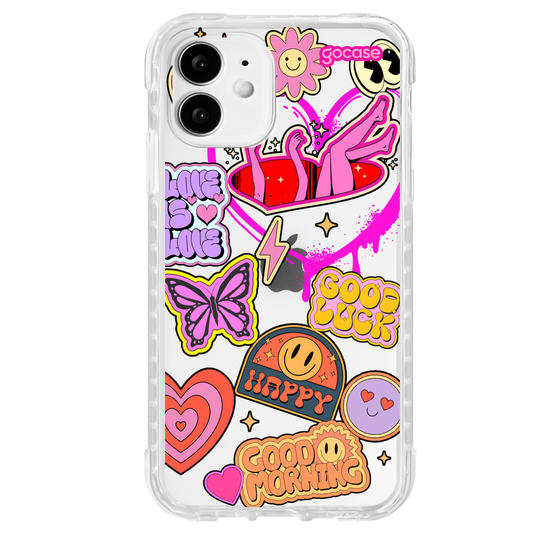 Capinha para celular  Good Vibes Stickers